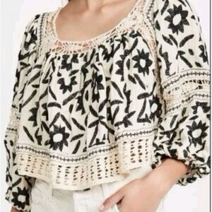 Floral Embroidered Blouse